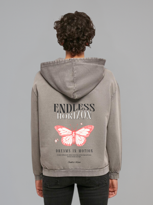 ENDLESS HORIZON WOMAN  WASHED OVERSIZED HOODIE