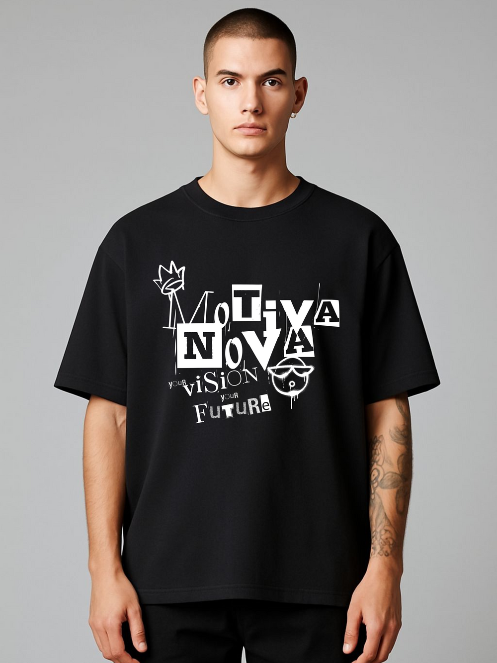 VISION LOGO OVERSIZED TEE