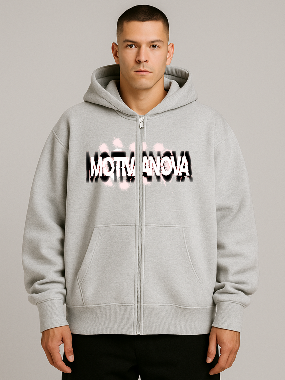 URBAN NOVA OVERSIZED ZIP-HOODIE