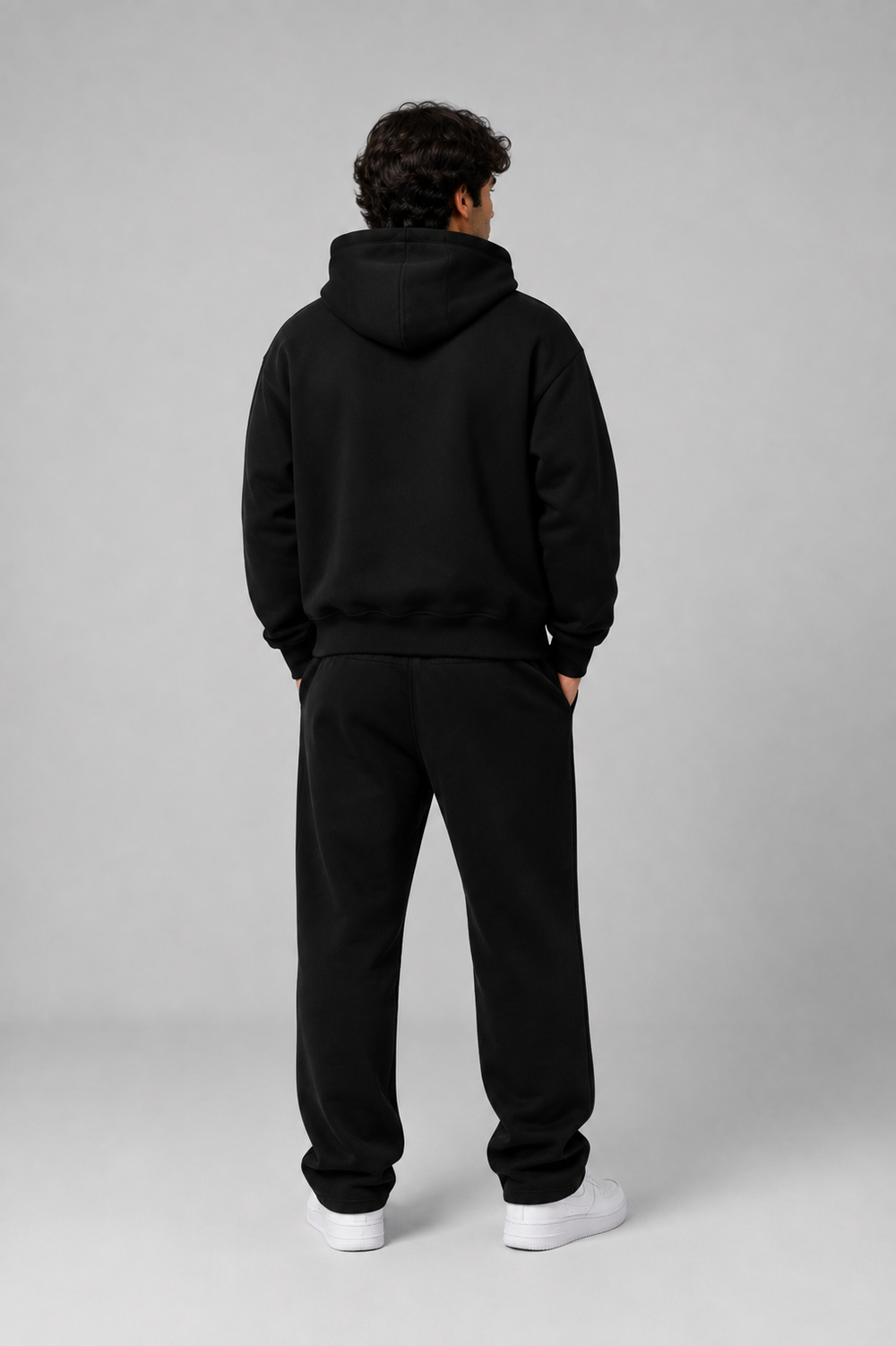LOGO OVERSIZED TRACKSUITS BLACK