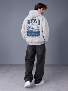 BEYOND THE VISION OVERSIZED ZIP-HOODIE
