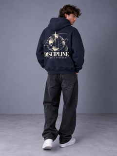 DISCIPLINE OVERSIZED ZIP-HOODIE