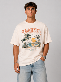 PARADISE STATE OVERSIZED TEE