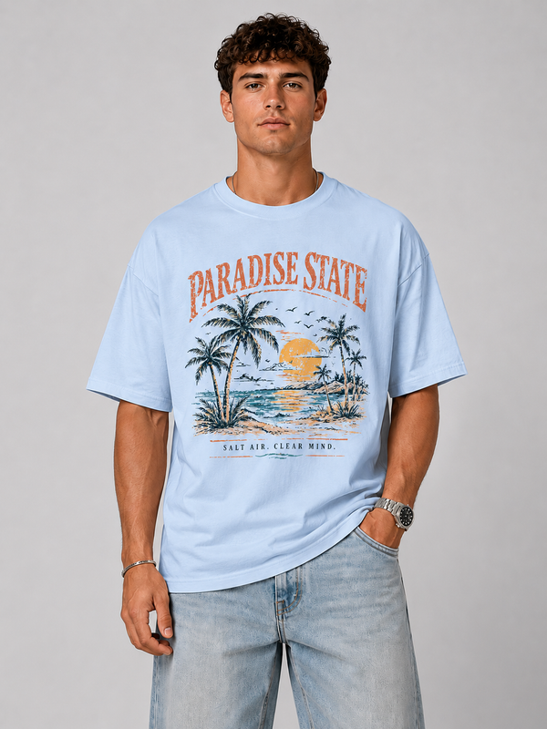 PARADISE STATE OVERSIZED TEE