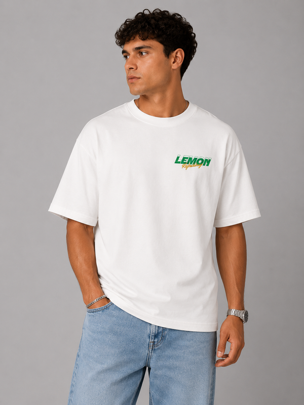 LEMON REFRESHING OVERSIZED TEE