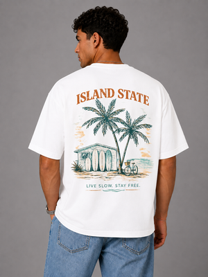 ISLAND STATE OVERSIZED TEE