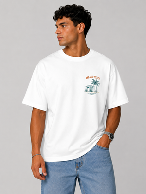 ISLAND STATE OVERSIZED TEE