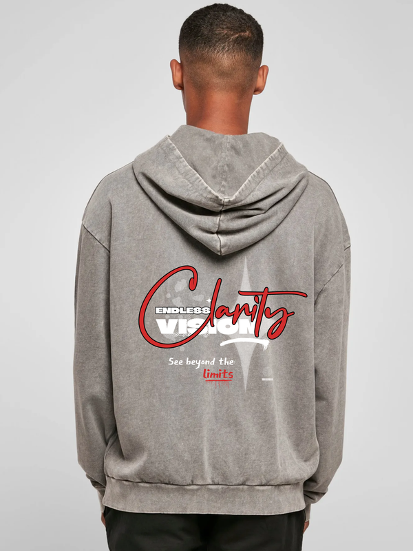 ENDLESS VISION CLARITY OVERSIZED WASHED HOODIE