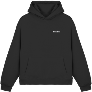 LOGO OVERSIZED HOODIE BLACK