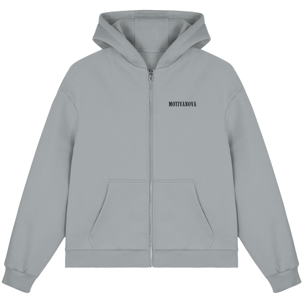 LOGO OVERSIZED ZIP-HOODIE