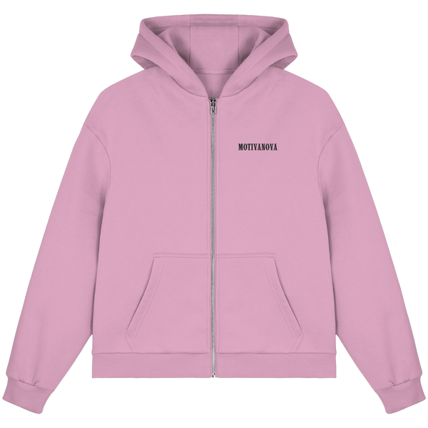 LOGO OVERSIZED ZIP-HOODIE