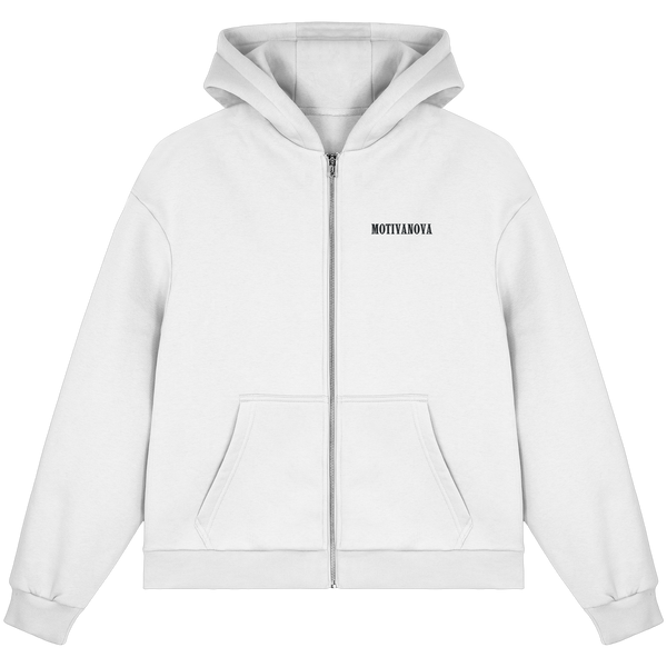 LOGO OVERSIZED ZIP-HOODIE