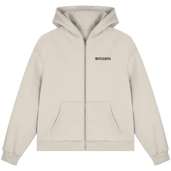 LOGO OVERSIZED ZIP-HOODIE