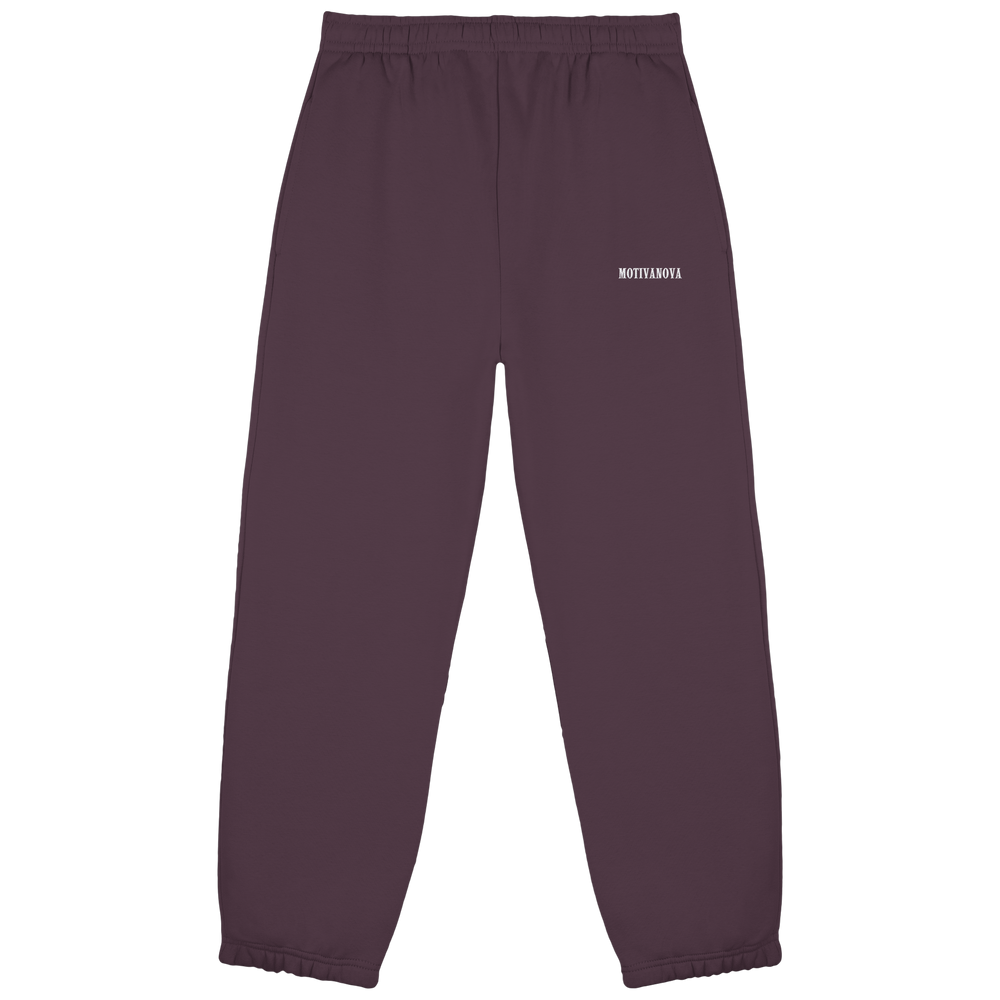 LOGO HEAVY SWEAT JOGGER PLUM PURPLE