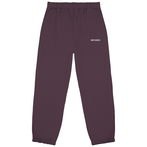 LOGO HEAVY SWEAT JOGGER PLUM PURPLE