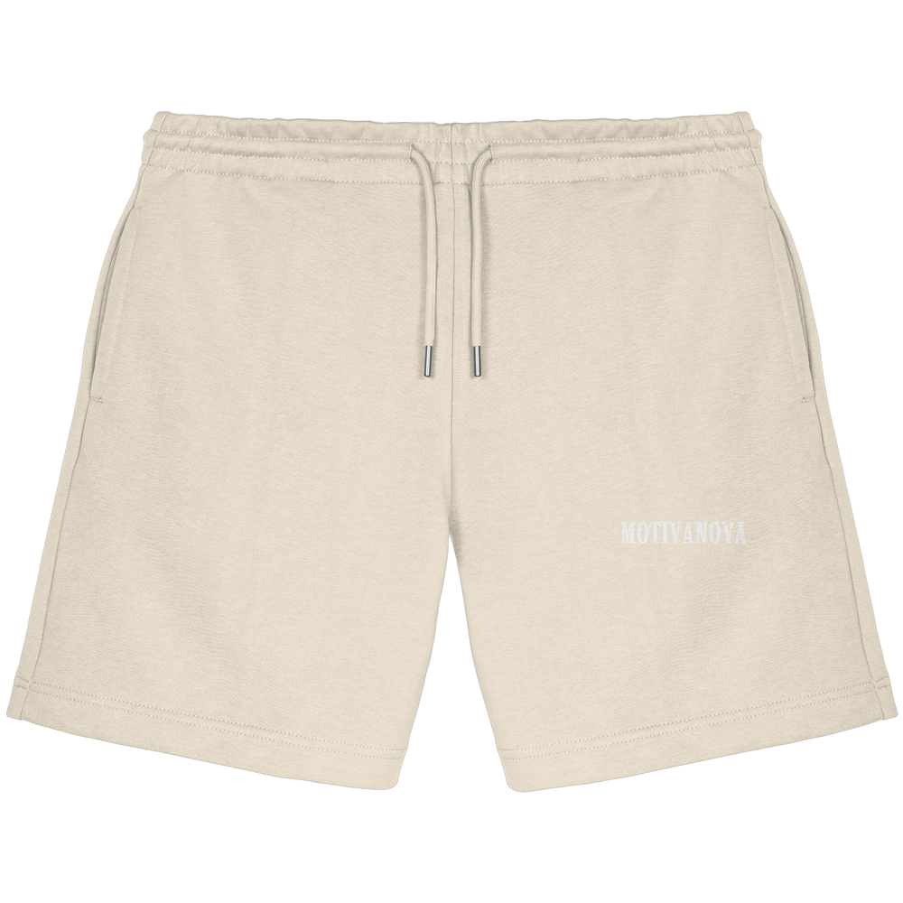 LOGO JOGGER SHORTS NATURAL RAW